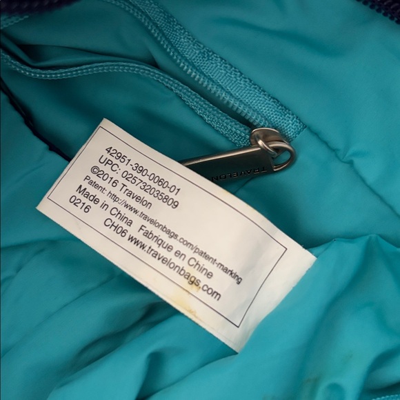 Travelon Bag Anti-Theft RFID blocking Tote Shoulder Bag Navy Blue - Picture 10 of 16